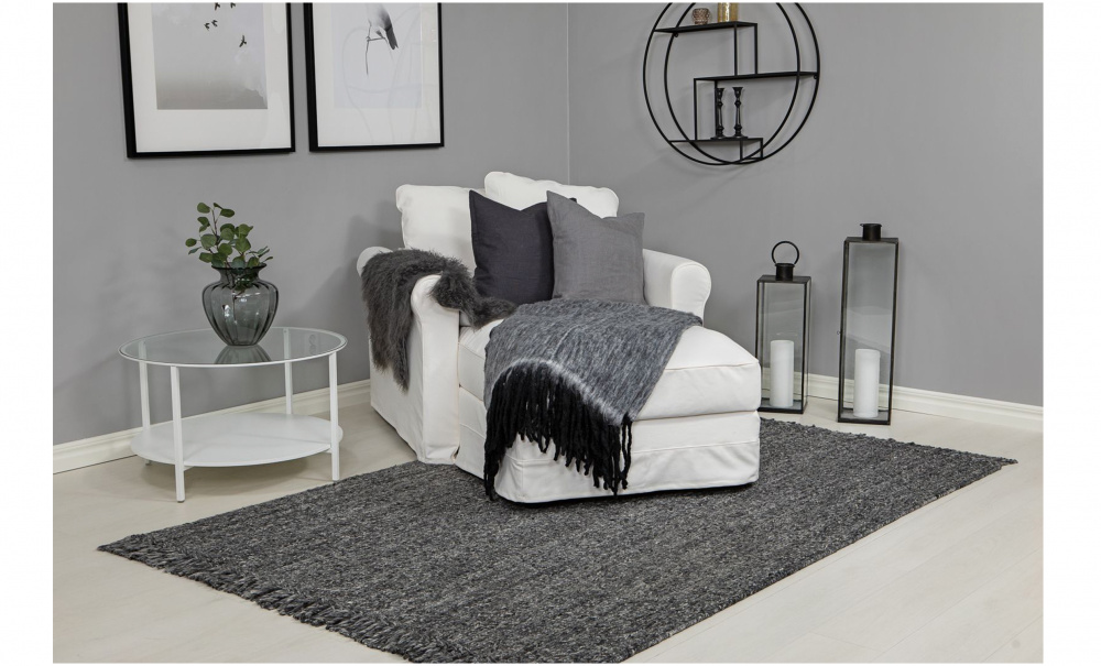 JANE Ullmatta 240x340 Gr i gruppen Mattor & Textil / Mattor / Ullmattor & Rllakan hos SoffaDirekt.se (83513)