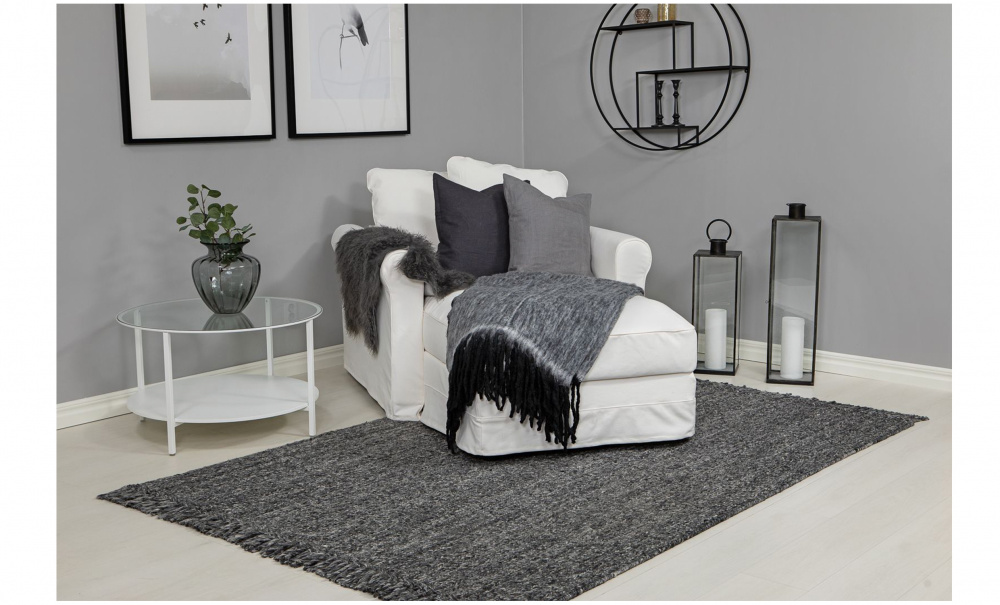 JANE Ullmatta 200x300 Gr i gruppen Mattor & Textil / Mattor hos SoffaDirekt.se (83537)