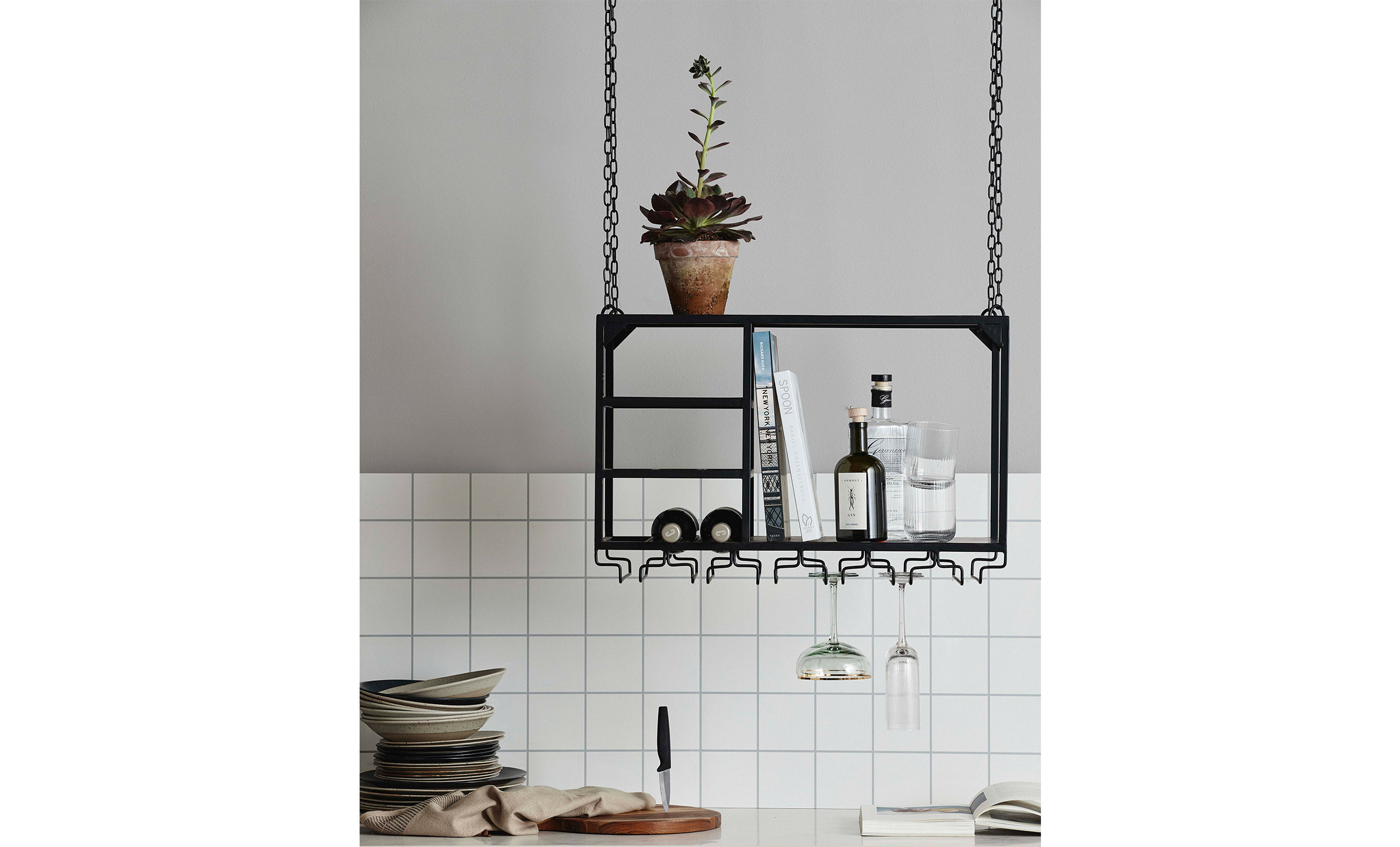 LOFT Hylla Svart Small