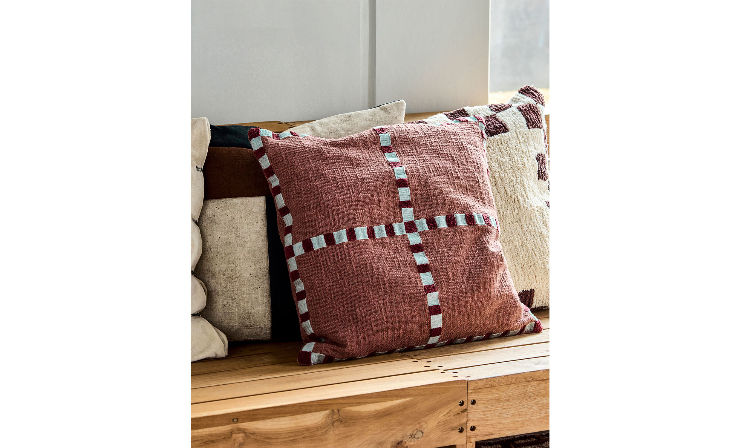 CROSS Kuddfodral 50x50 Brun