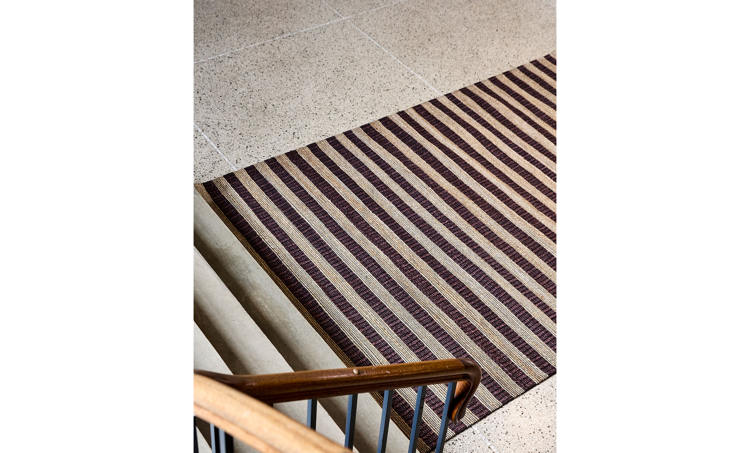 BLOCK Matta 200x300 Brun/Natur