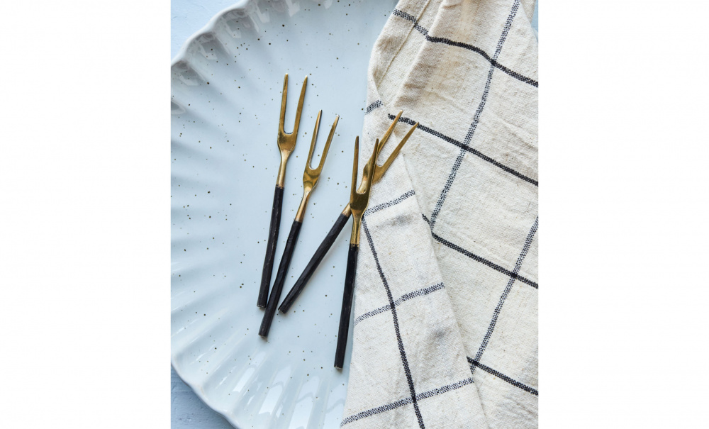 Bild nr 2 (FORK K�ksredskap 4-pack Antik m�ssng)