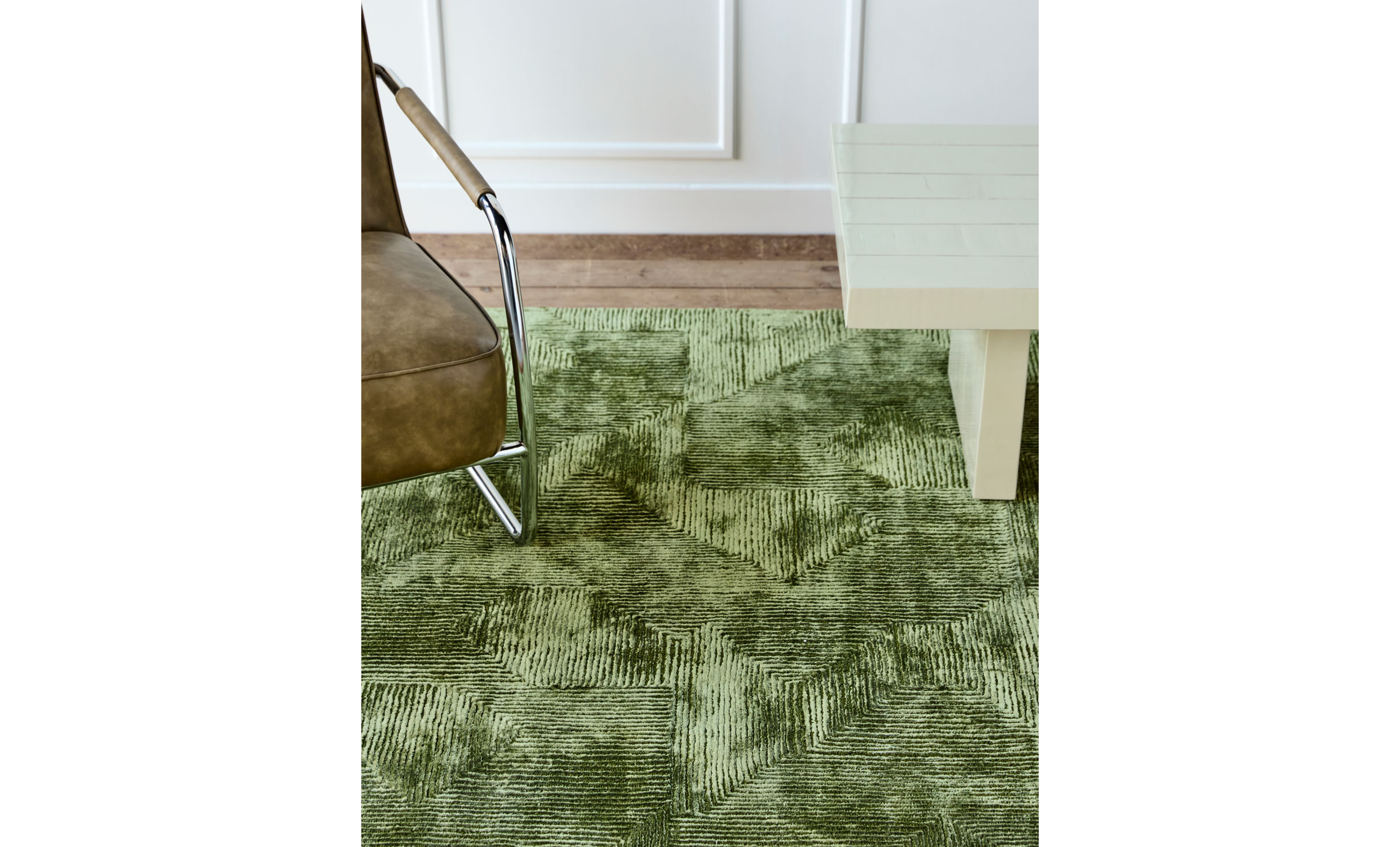 SHINE Matta 160x230 Gr�n