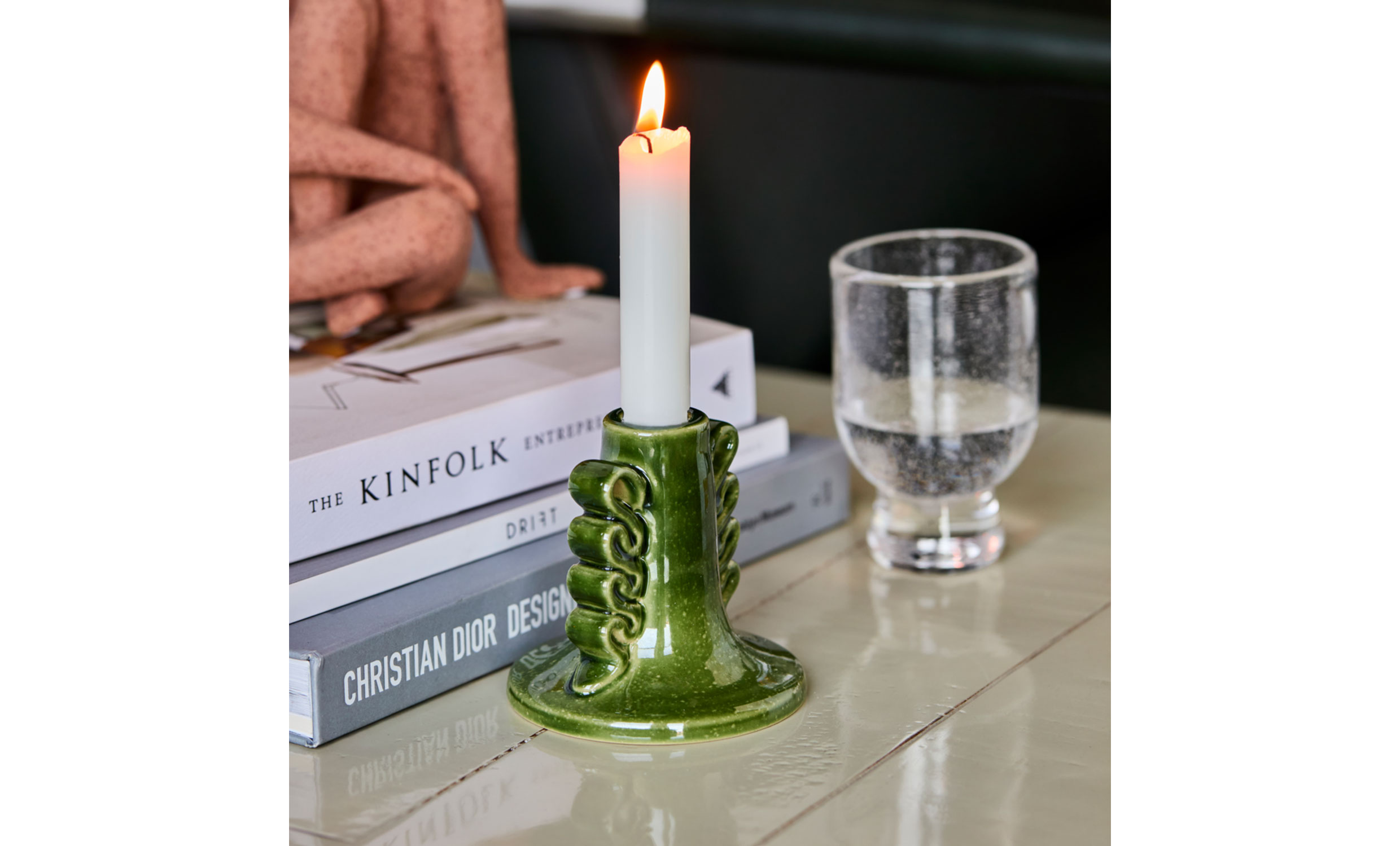 DIVA Ljusstake Gr�n