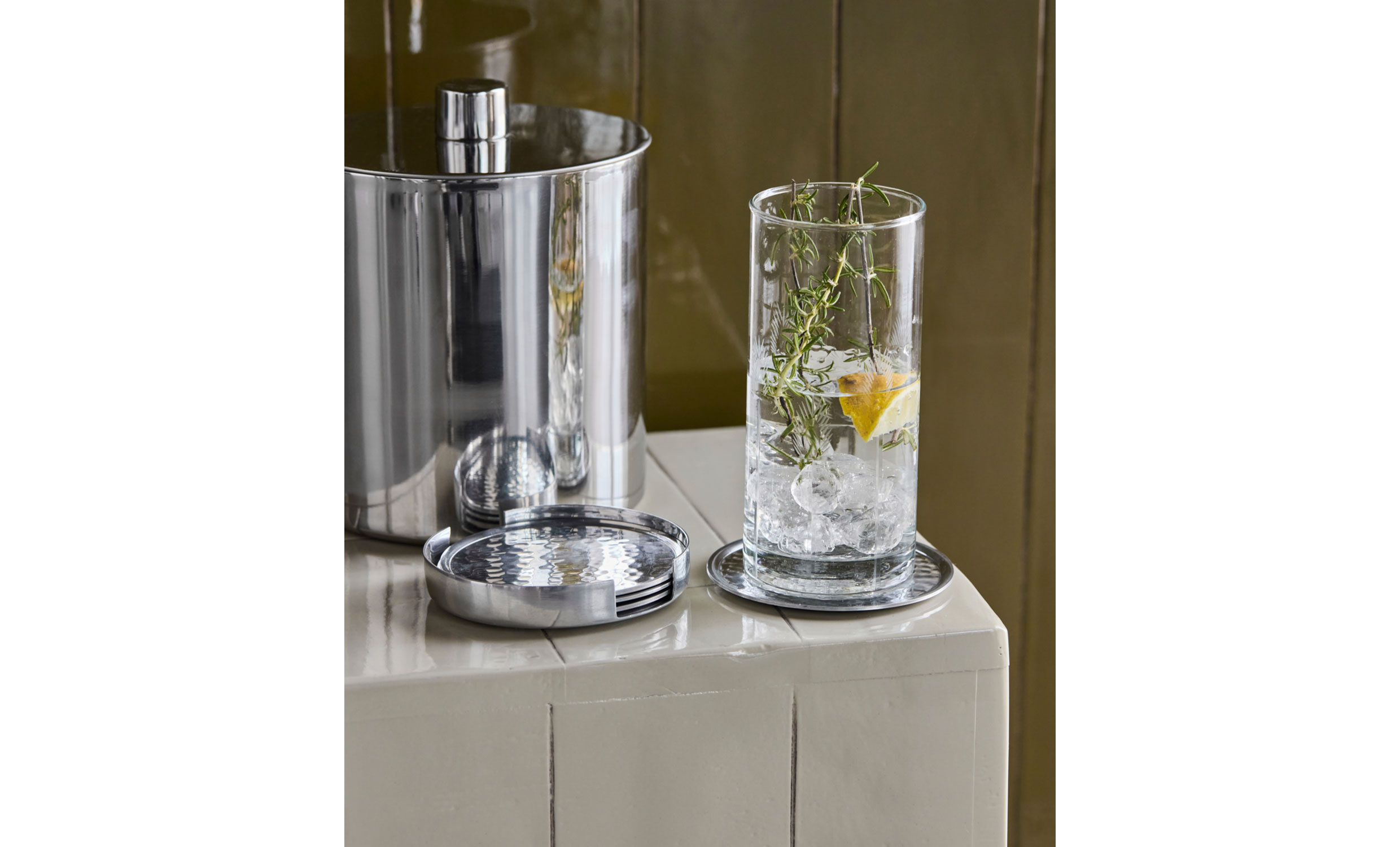 COASTER Underl�gg 4-pack Silver