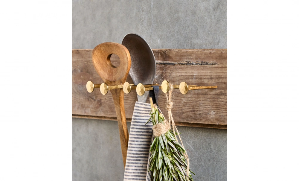 Bild nr 2 (WALL Spikkrokar 6-pack M�ssing finish)