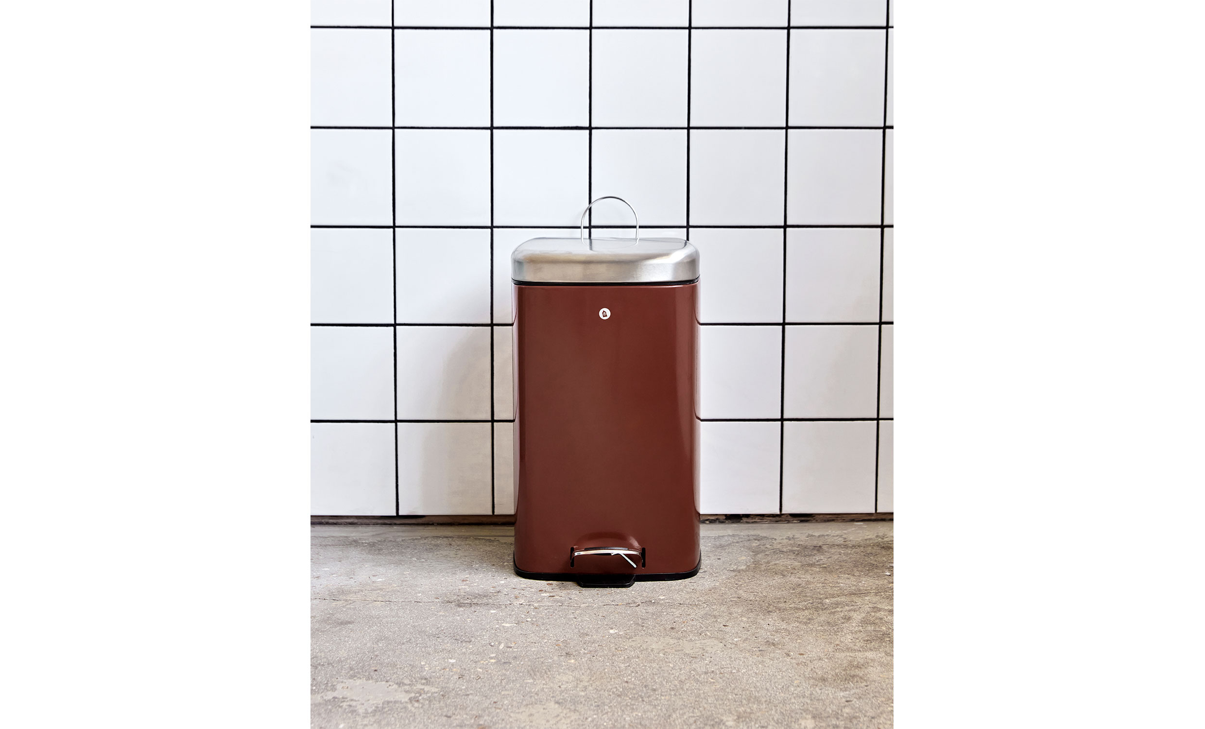 SORT Papperskorg H46 Brun