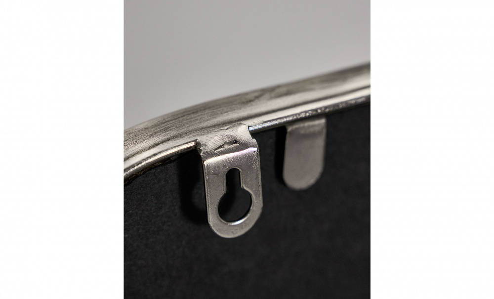 Bild nr 4 (MIRROR V�ggspegel L Borstad silverf�rg)