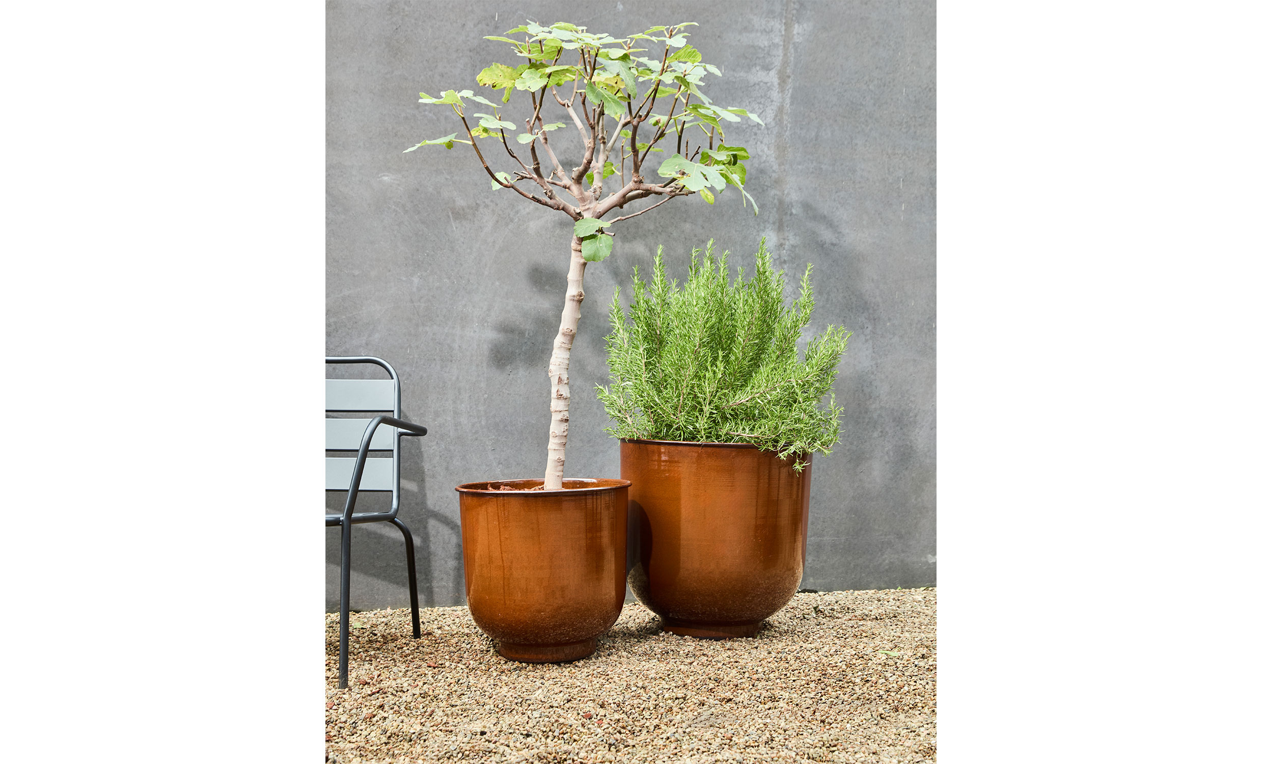 COVE Kruka 2-set Brun