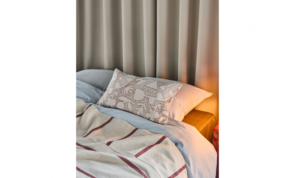 Bild nr 2 (SARI Kuddfodral 30x50 Offwhite/Brun)