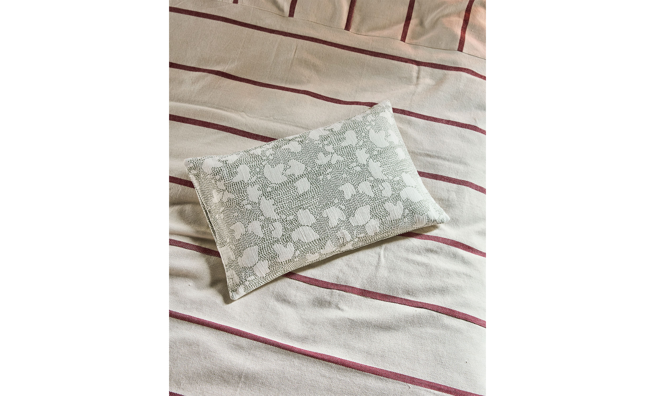 MORI Kuddfodral 40x60 Offwhite/Khaki