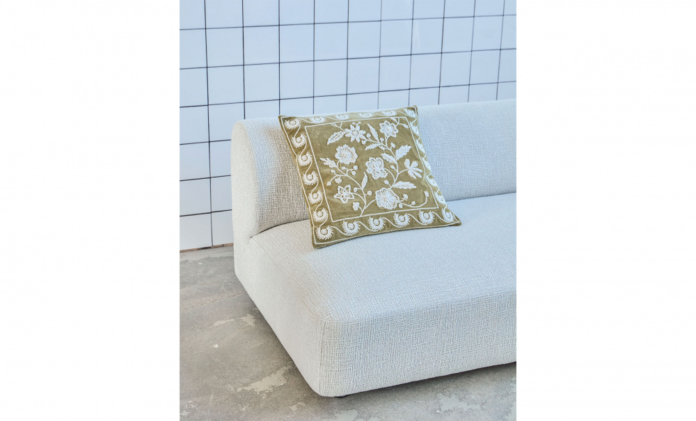 Bild nr 2 (RICA Kuddfodral 50x50 Senapsgul/Sand)