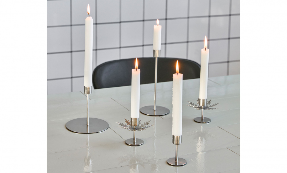 Bild nr 2 (SNOWFLAKE Ljusstake Silver 2-p)