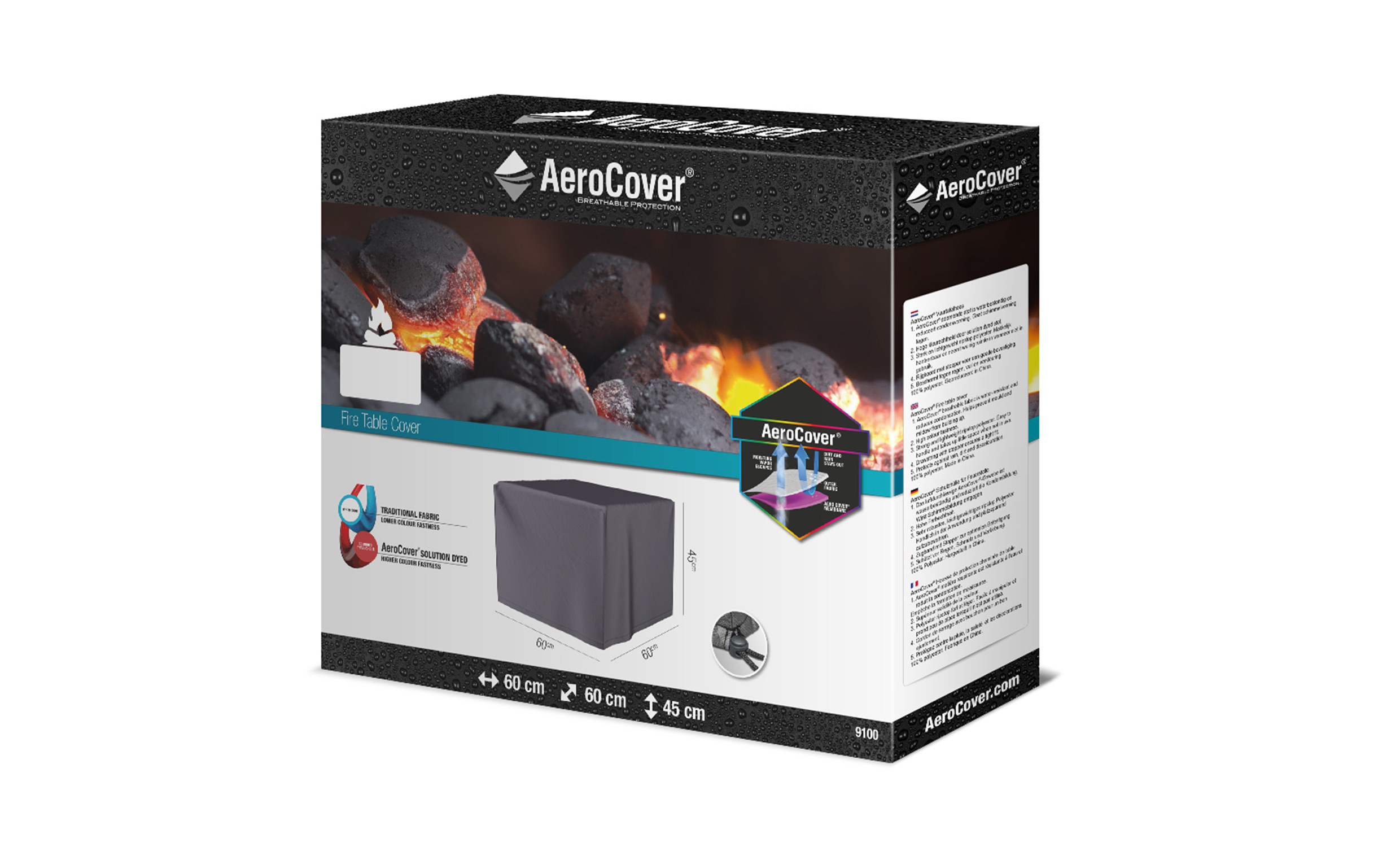 AEROCOVER Mbelskydd Antracit 60x60xH45