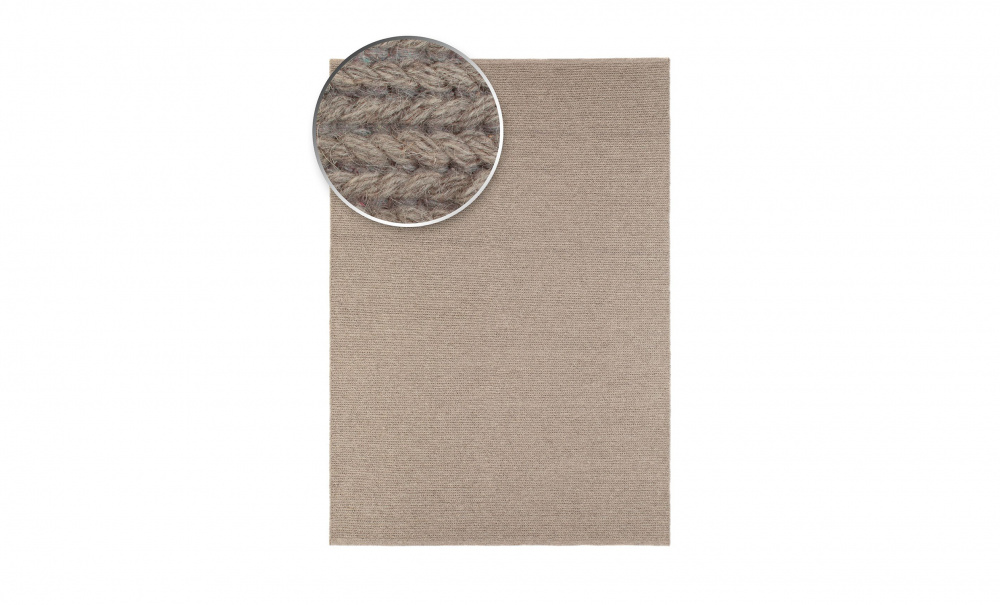 DIANA Ullmatta 240x340 Linne i gruppen Mattor & Textil / Mattor / Ullmattor & Rllakan hos SoffaDirekt.se (92362)