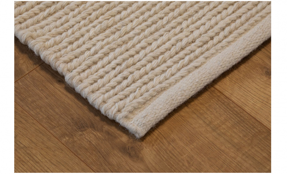 DIANA Ullmatta 160x230 Vit i gruppen Mattor & Textil / Mattor / Ullmattor & Rllakan hos SoffaDirekt.se (92454)