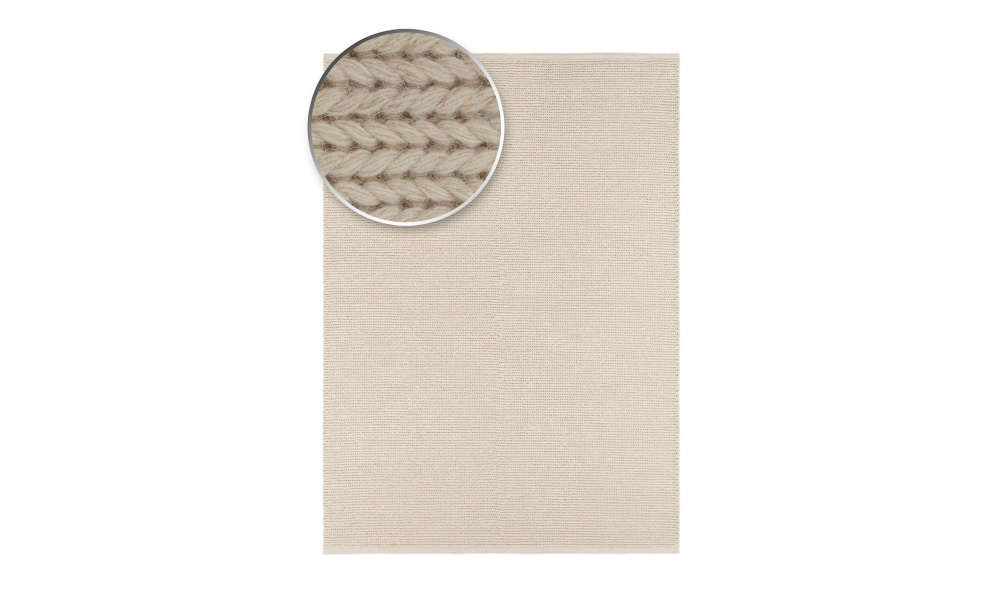 DIANA Ullmatta 160x230 Vit i gruppen Mattor & Textil / Mattor / Ullmattor & Rllakan hos SoffaDirekt.se (92454)
