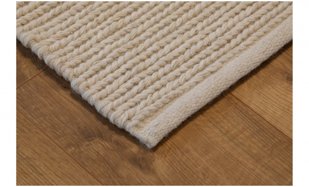 DIANA Ullmatta 240x340 Vit i gruppen Mattor & Textil / Mattor / Ullmattor & Rllakan hos SoffaDirekt.se (92478)