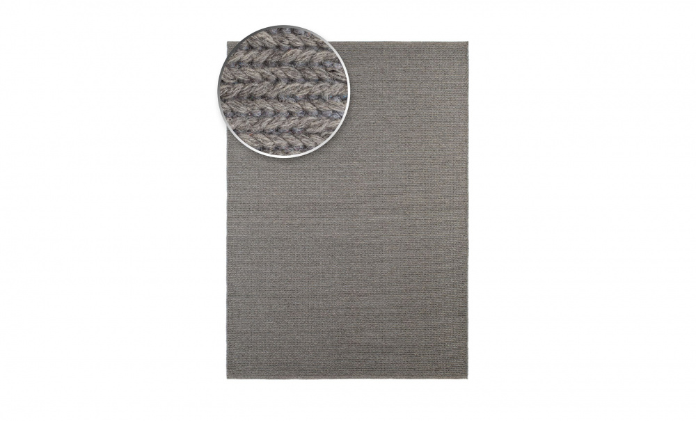 DIANA Ullmatta 240x340 Gr i gruppen Mattor & Textil / Mattor / Ullmattor & Rllakan hos SoffaDirekt.se (92584)