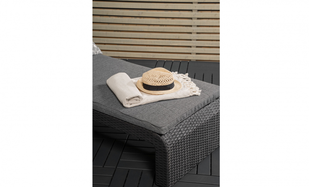 ISLA Solstol Svart/Gr i gruppen Utembler / Sittmbler / Solstolar hos SoffaDirekt.se (9262-001)