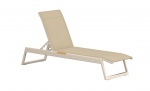 Byt till bild nr 1 (CANCUN Solstol 2-p Beige/Teak)