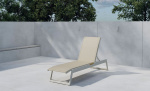 Byt till bild nr 2 (CANCUN Solstol 2-p Beige/Teak)