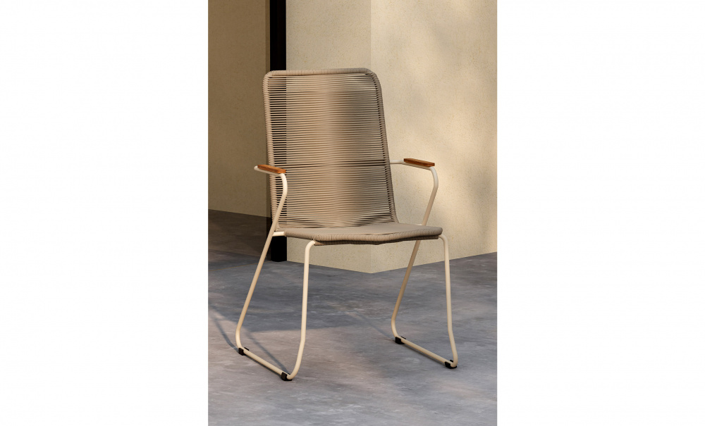 NOAH Stol Beige i gruppen Utembler / Trdgrdsstolar / Stolar hos SoffaDirekt.se (9558-222)