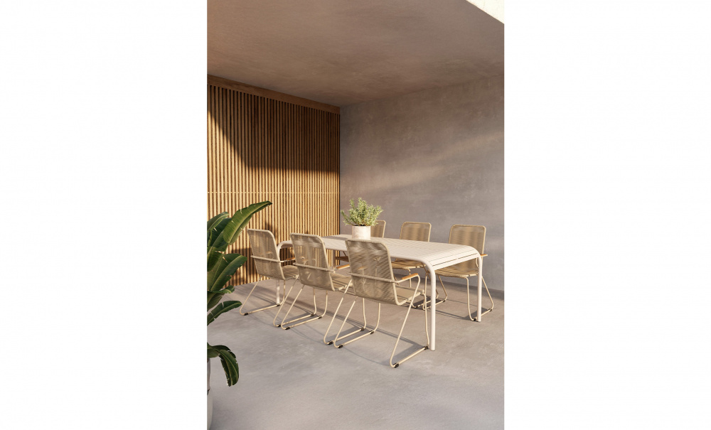 NOAH Stol Beige i gruppen Utembler / Trdgrdsstolar / Stolar hos SoffaDirekt.se (9558-222)