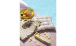 Byt till bild nr 2 (NANCY Sittdyna Beige/Rosa)
