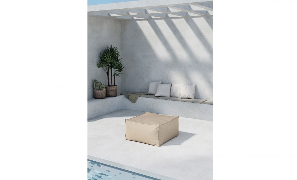 ZEKE Sittpuff Beige i gruppen Vardagsrum / Frvaringsmbler hos SoffaDirekt.se (9783-666)