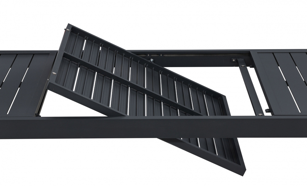 FLYNN Matbord 160/240 Svart i gruppen Utembler / Trdgrdsbord / Matbord hos SoffaDirekt.se (9792-100)