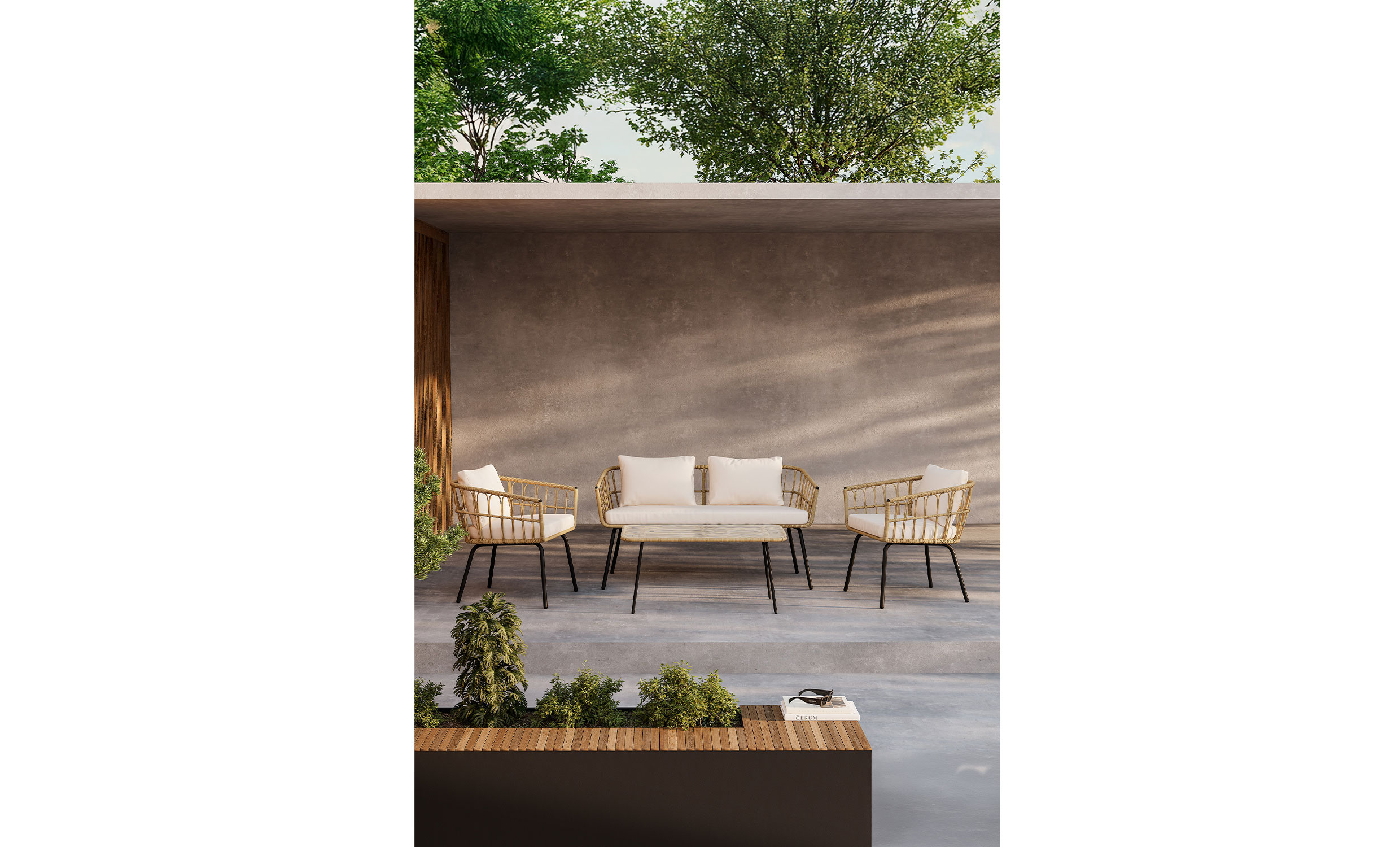 GIANNA Loungeset Natur