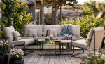 Byt till bild nr 4 (LIZ Soffgrupp Svart/Beige)