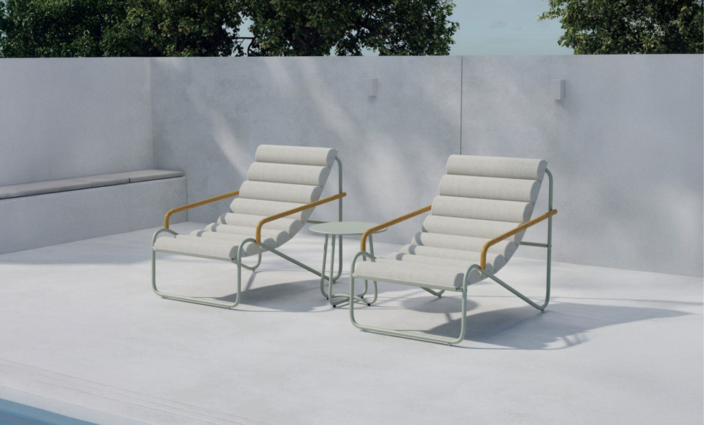 Bild nr 2 (ANTONIO Loungeset Grön/Beige)