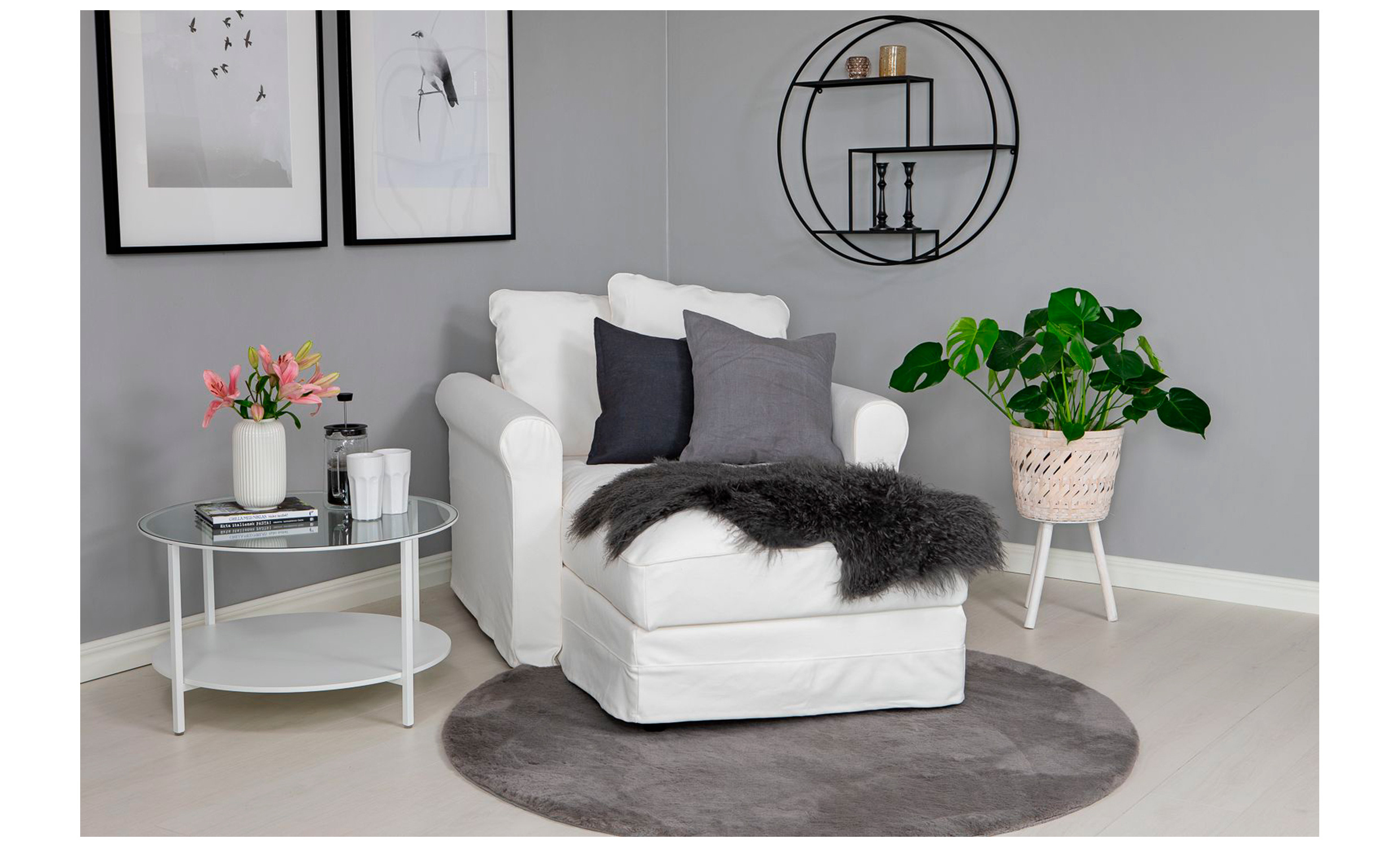 SUPER-COSY Matta 200 Antracit