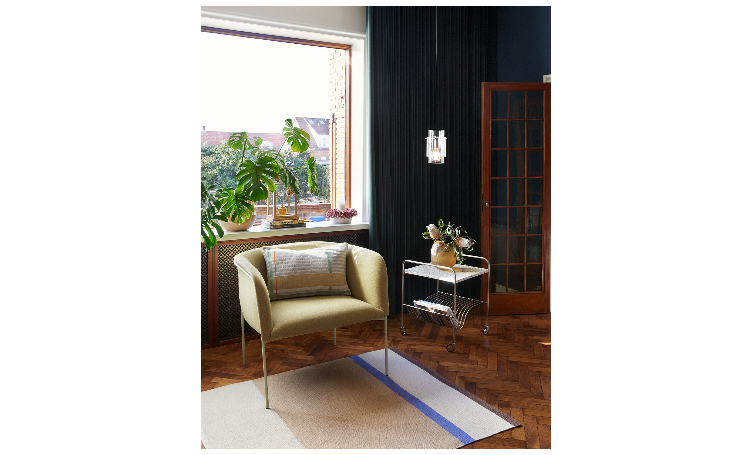 RIPPLE Taklampa Glas