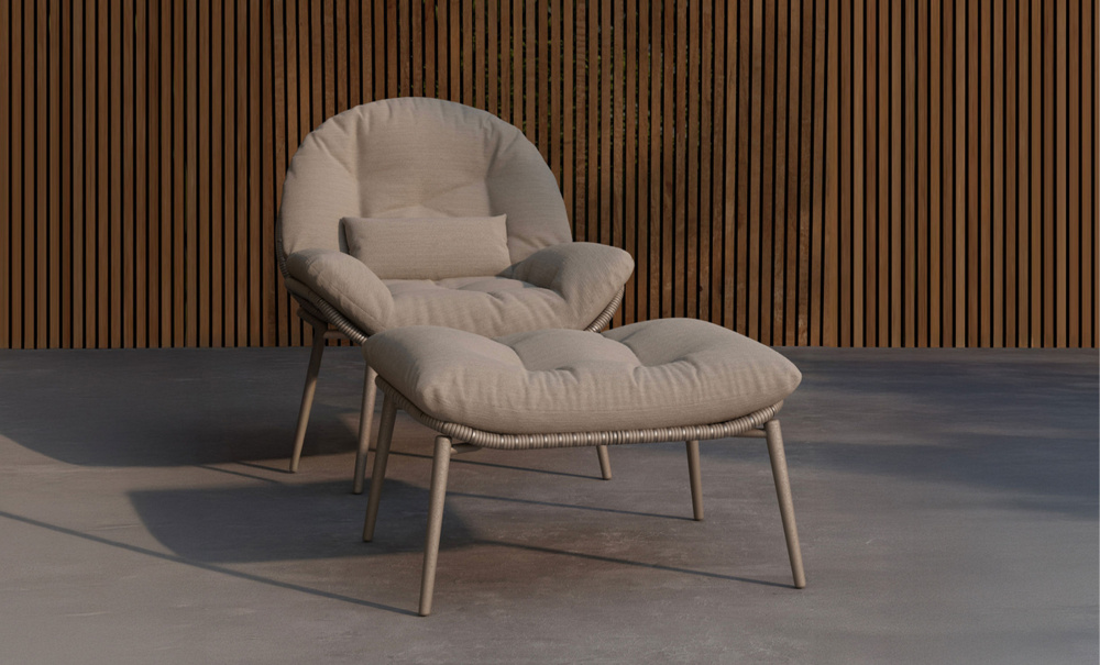 Bild nr 2 (EINAR Loungestol Beige)