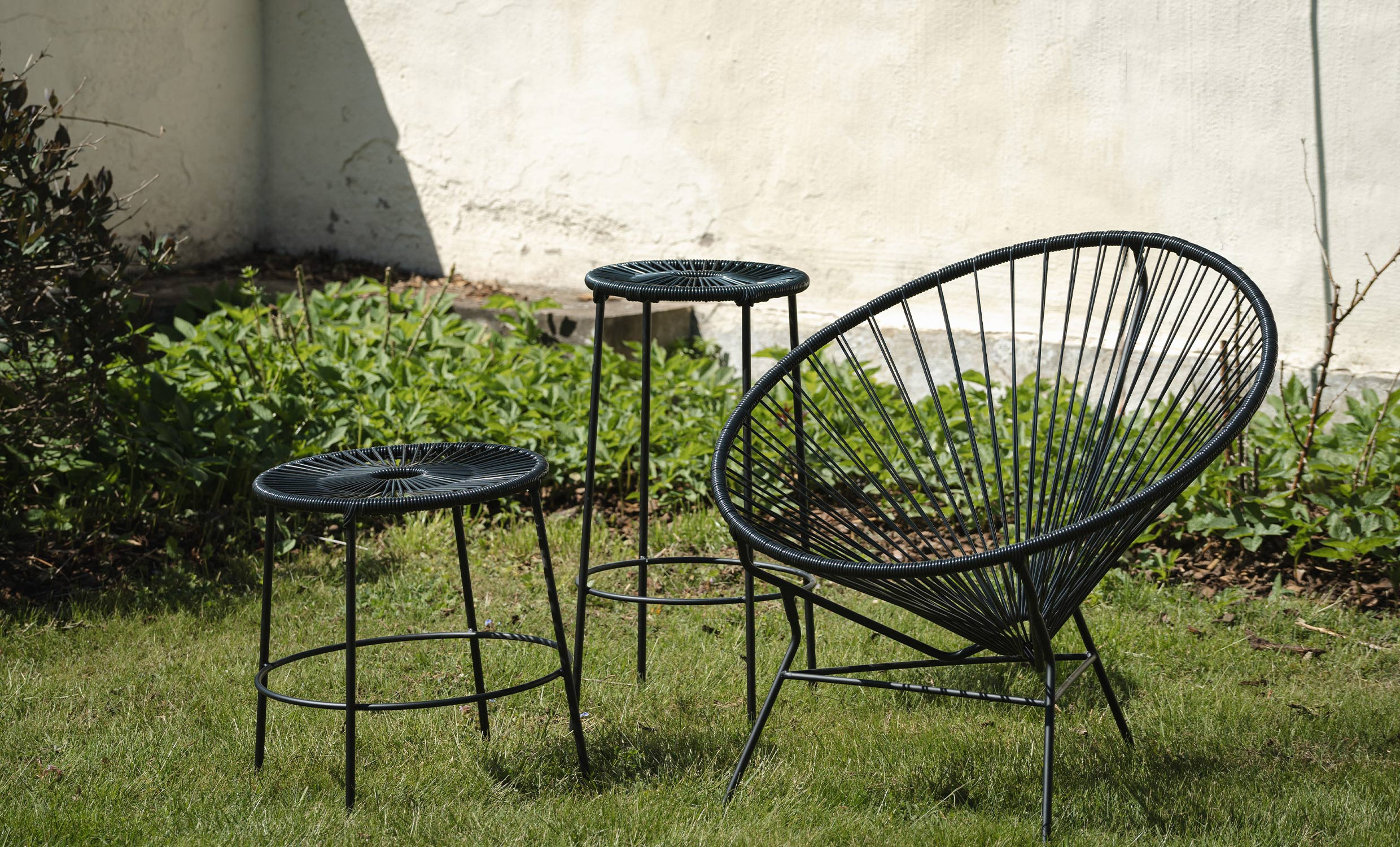 ACAPULCOSTOL Pall/Bord Svart