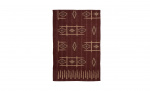 Byt till bild nr 1 (MATTA 120x180 Burgundy/Offwhite)