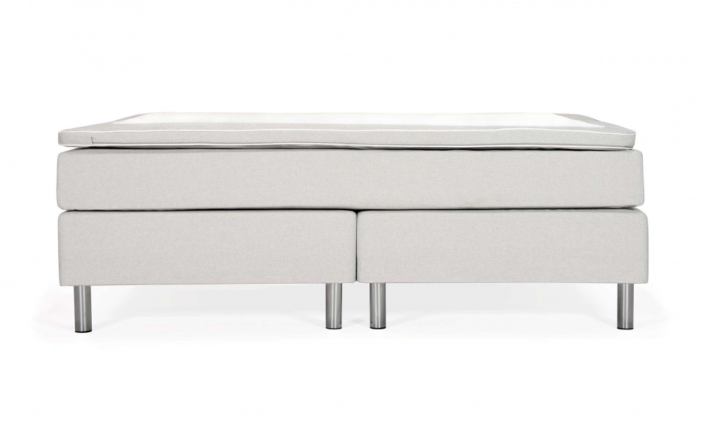 NGELHOLM Deluxe 160 Medium/Medium Ljusgr i gruppen Sovrum / Sngar / Sngar 160 hos SoffaDirekt.se (AN160MMOL01)