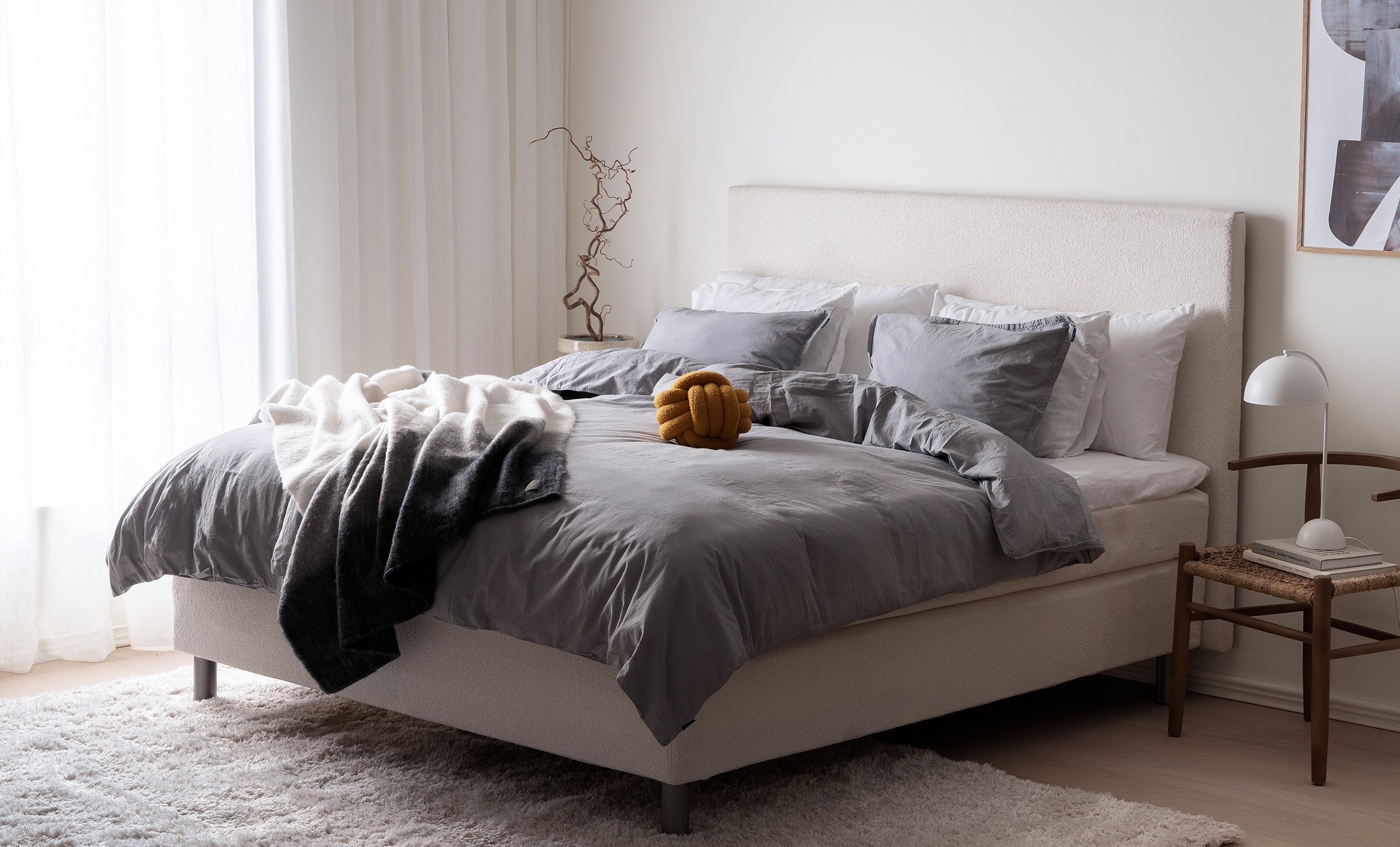 NGSVIK 140 Snggavel Boucl Offwhite