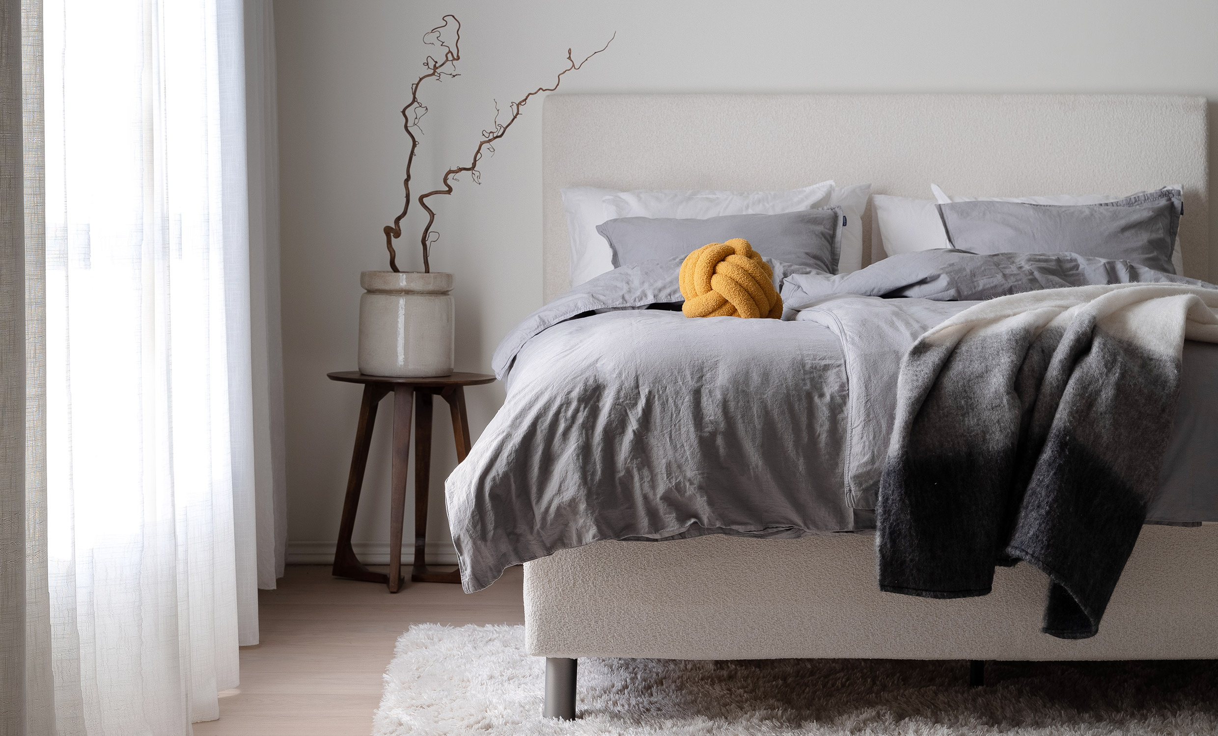 NGSVIK 180 Snggavel Boucl Offwhite