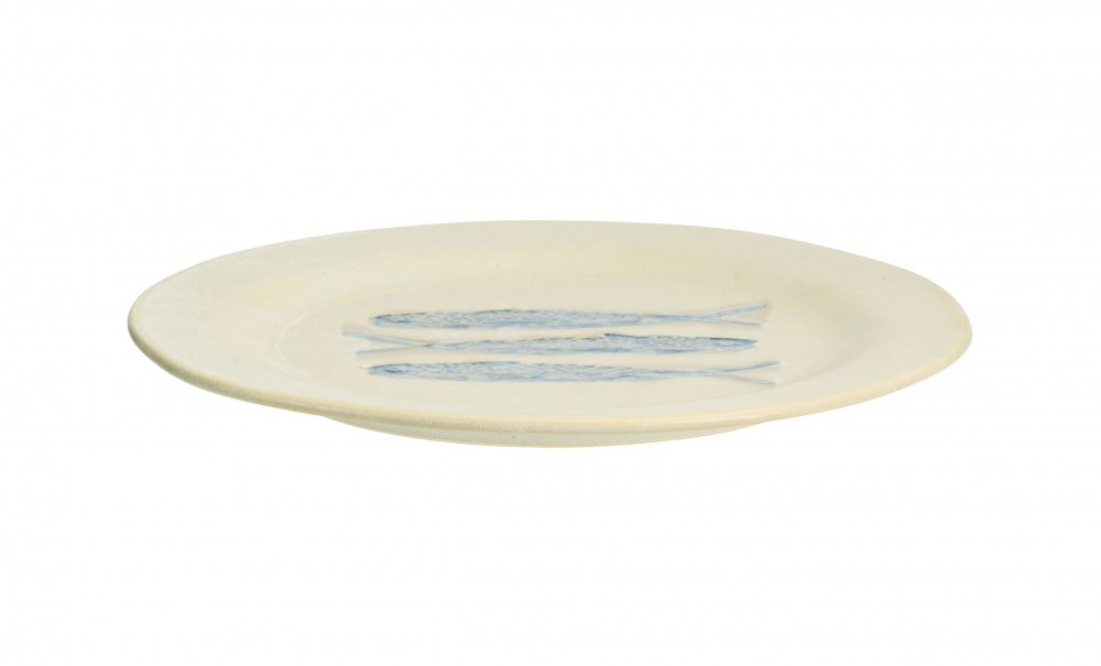 Bild nr 2 (TALLRIK Stengods 27,5cm Offwhite/Bl�)