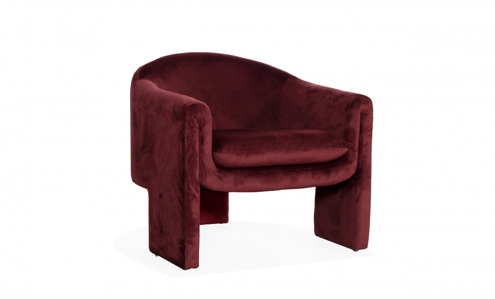 BOOGI Loungeftlj Velvet Plum i gruppen Vardagsrum / Ftljer / Sammetsftljer hos SoffaDirekt.se (BH-A422-ZF-11)