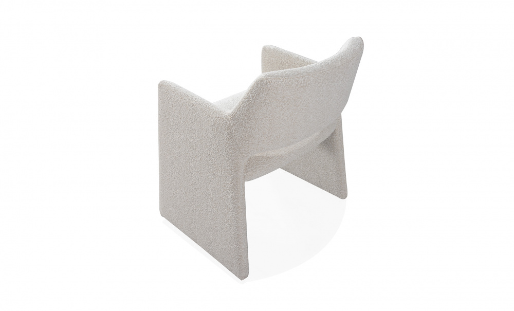 HAILY Stol Boucl Offwhite i gruppen Matplats / Sittmbler / Stolar hos SoffaDirekt.se (BH-A464-A2635-2A)