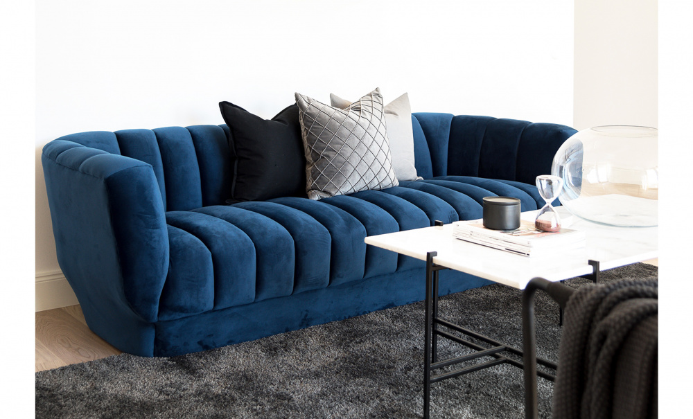 LE-BON 3-sits Deep Blue i gruppen Vardagsrum / Soffor hos SoffaDirekt.se (BH-S163-CC-67)