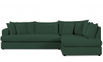 Byt till bild nr 1 (BOLNUEVO L-Soffa Hger Hel Dyna Grn)