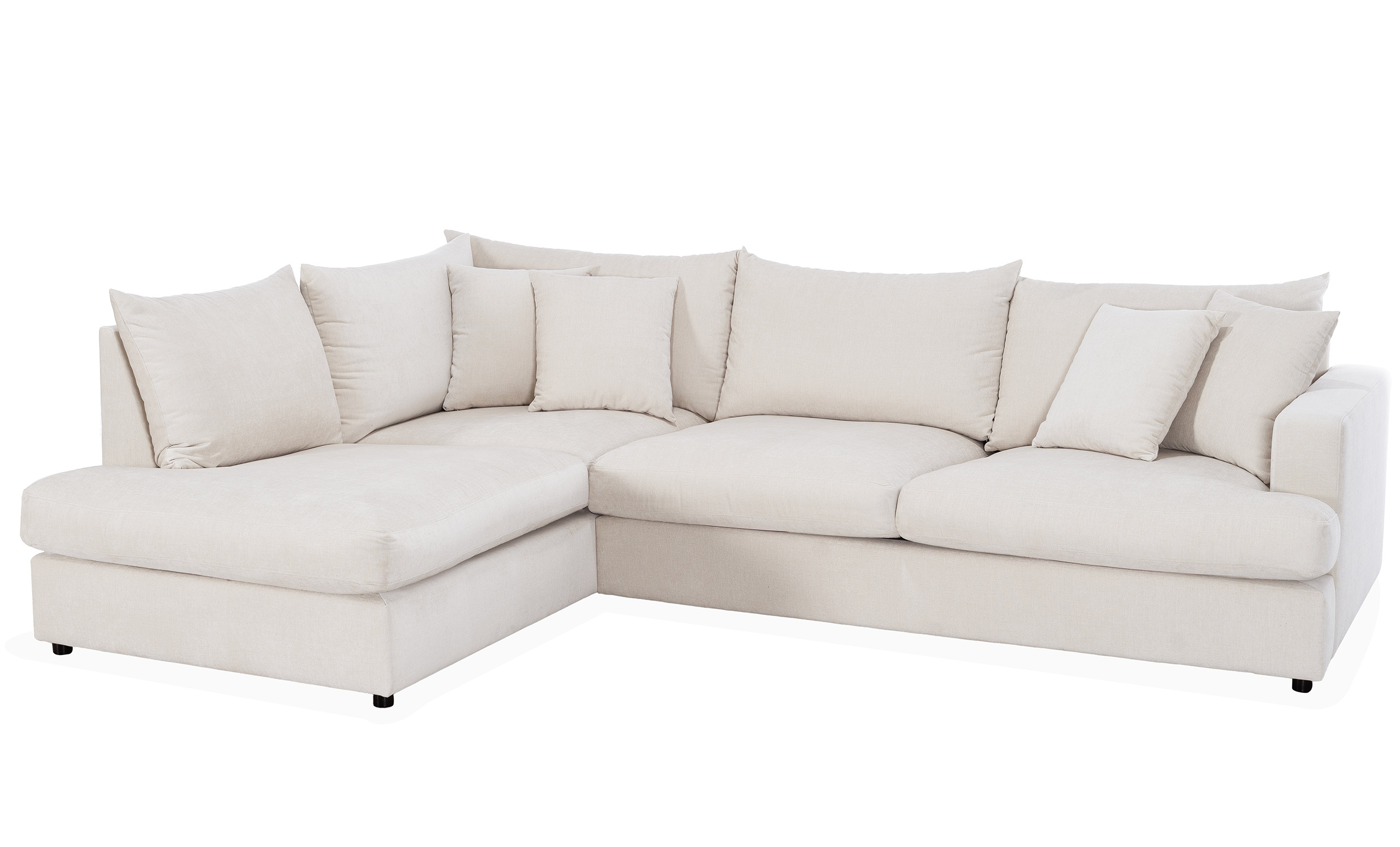 BOLNUEVO L-Soffa Hger Beige