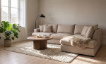 Byt till bild nr 2 (BOLNUEVO L-Soffa Höger Beige)