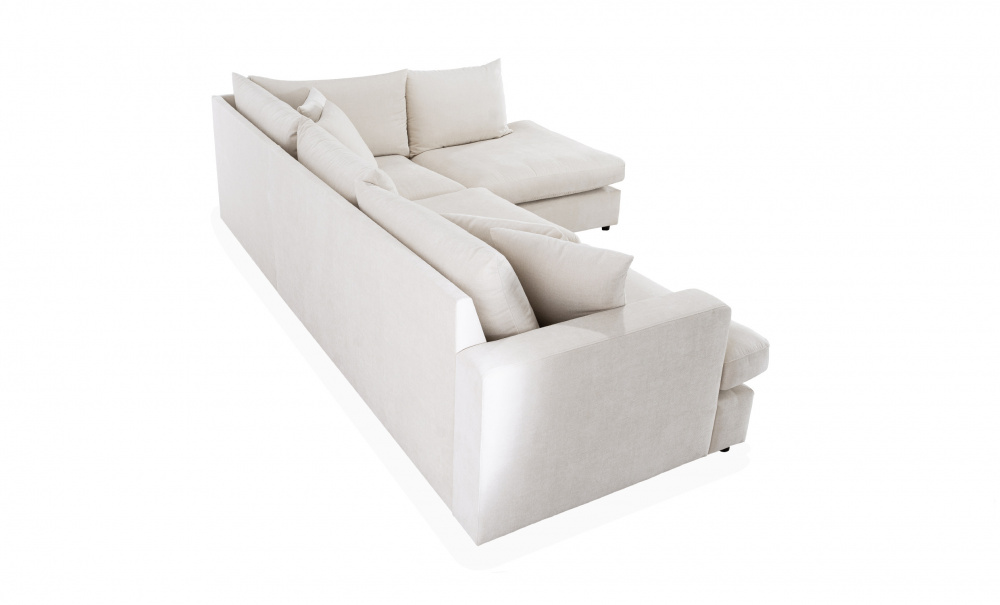 BOLNUEVO L-Soffa Hger Beige i gruppen Vardagsrum / Soffor / Hrnsoffor hos SoffaDirekt.se (BOL-3A-CON2)